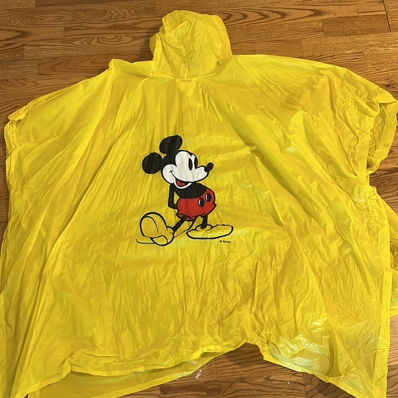Disney Jackets & Coats Mickey Mouse Disney Adult Hooded Rain Poncho